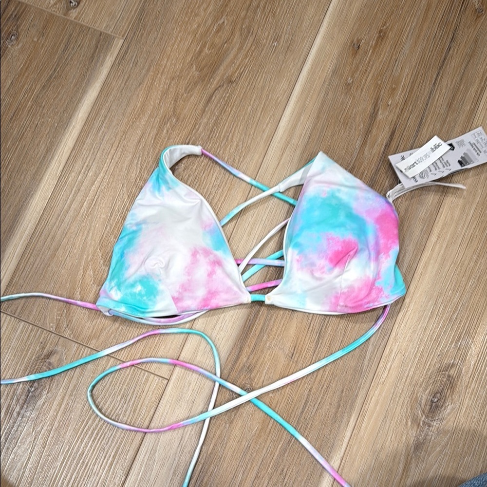 Tie-Dye Bikini Top